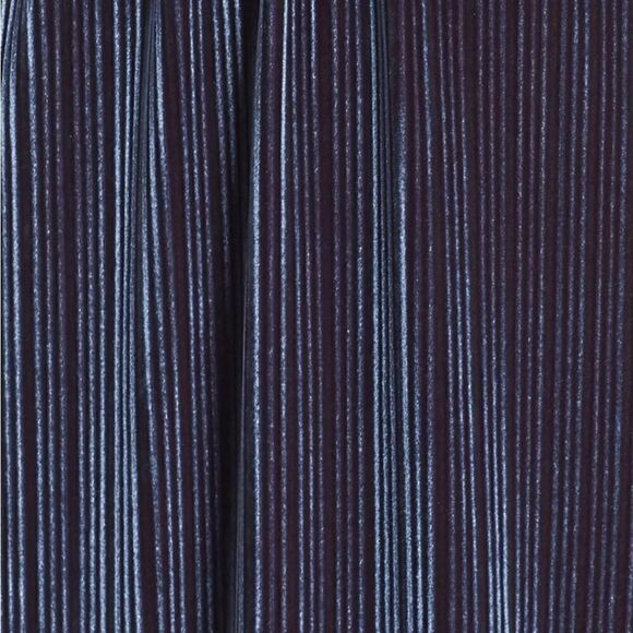 Nordstrom CHELSEA28 Stripe Velvet Burnout Dress in navy dusk womens size 1X NEW - Picture 7 of 9